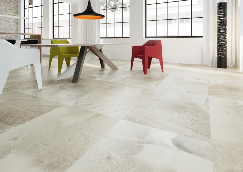 XSTONE Concrete Floor tiles white