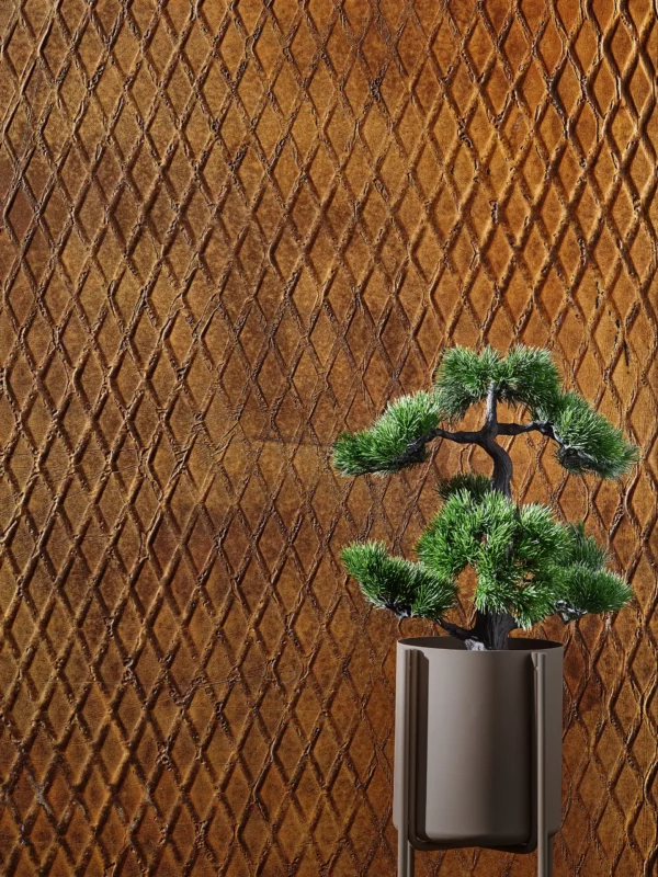 1011 XSTONE mineral veneer roll Rust Diamond