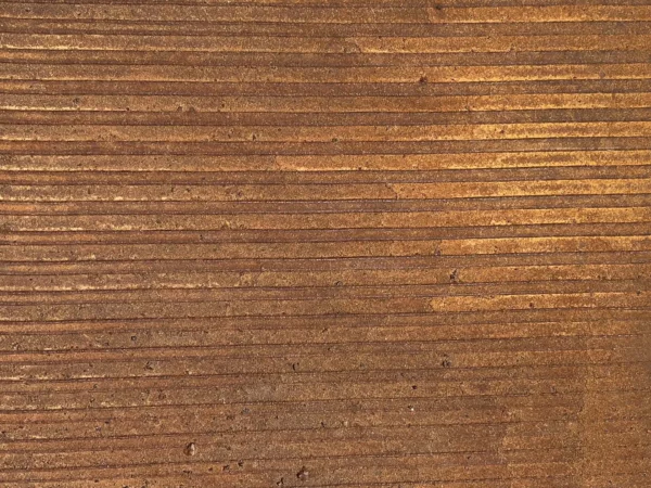 1019 XSTONE mineral veneer roll Rust High Rise