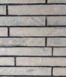 XSTONE mineral veneer roll brick grey, wall paper