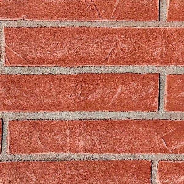 XSTONE mineral veneer roll brick red, wall paper