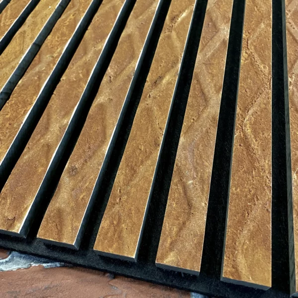 XSTONE 2012 Rust Diamond Acoustic wood panel
