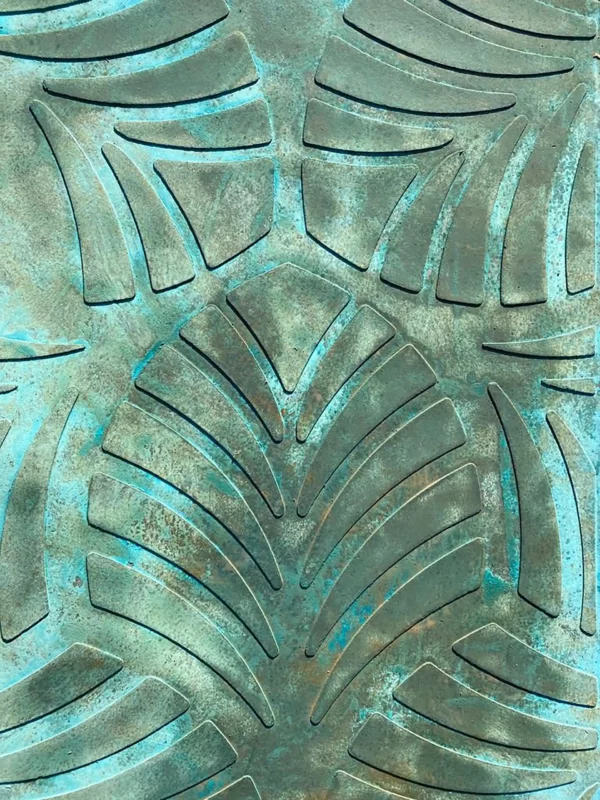 1404 XSTONE mineral veneer roll Concrete Green Palm Tree