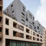 travertine ETICS façade cladding