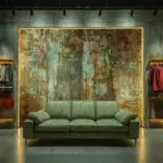 quart de dessin cuivre rouillé