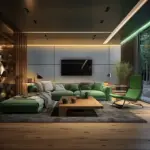 Acustone dark grey smooth concrete