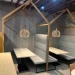 flexible roll wooden concrete middle pebble grey