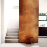 diamond pattern rust steel veneer