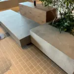 rough concrete laminated MDF panel