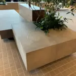 rough concrete laminated MDF panel