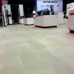 Floor smooth concrete white