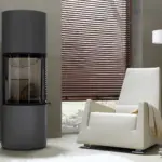 flexible mineral veneer roll smooth middle grey