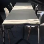 MDF concrete light grey panel