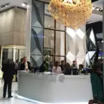 smooth conrete-laminated particle board panel