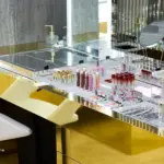 flexible mineral veneer roll travertine rustic titanium