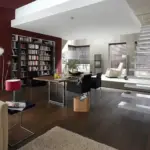 Flexible Mineralfurnierrolle glatt mittelgrau